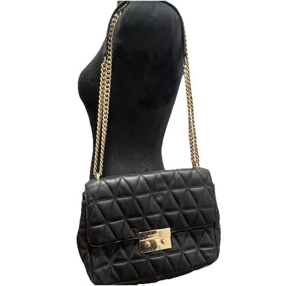MICHAEL KORS SLOAN EXTRA LARGE CHAIN SHOULDER BAG NWT